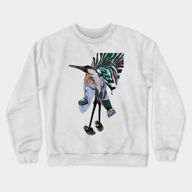 Thong Bird Crewneck Sweatshirt by laurie3